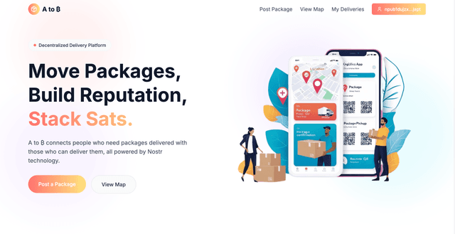 Ato₿ - Bitcoin Delivery App